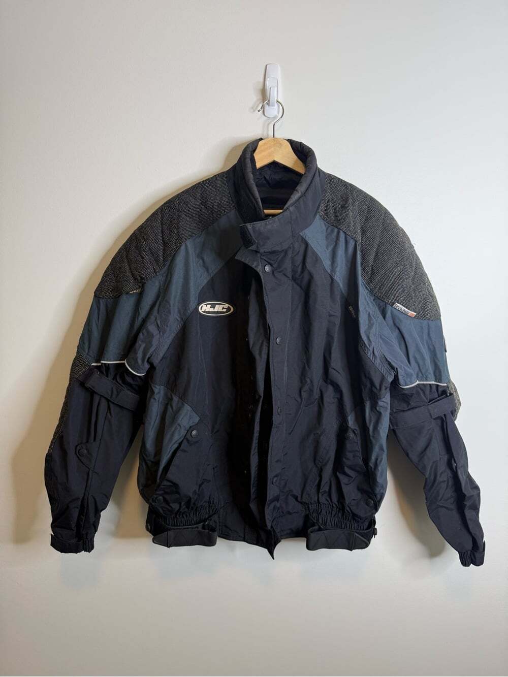 HJC snowmobile jacket size large black gray